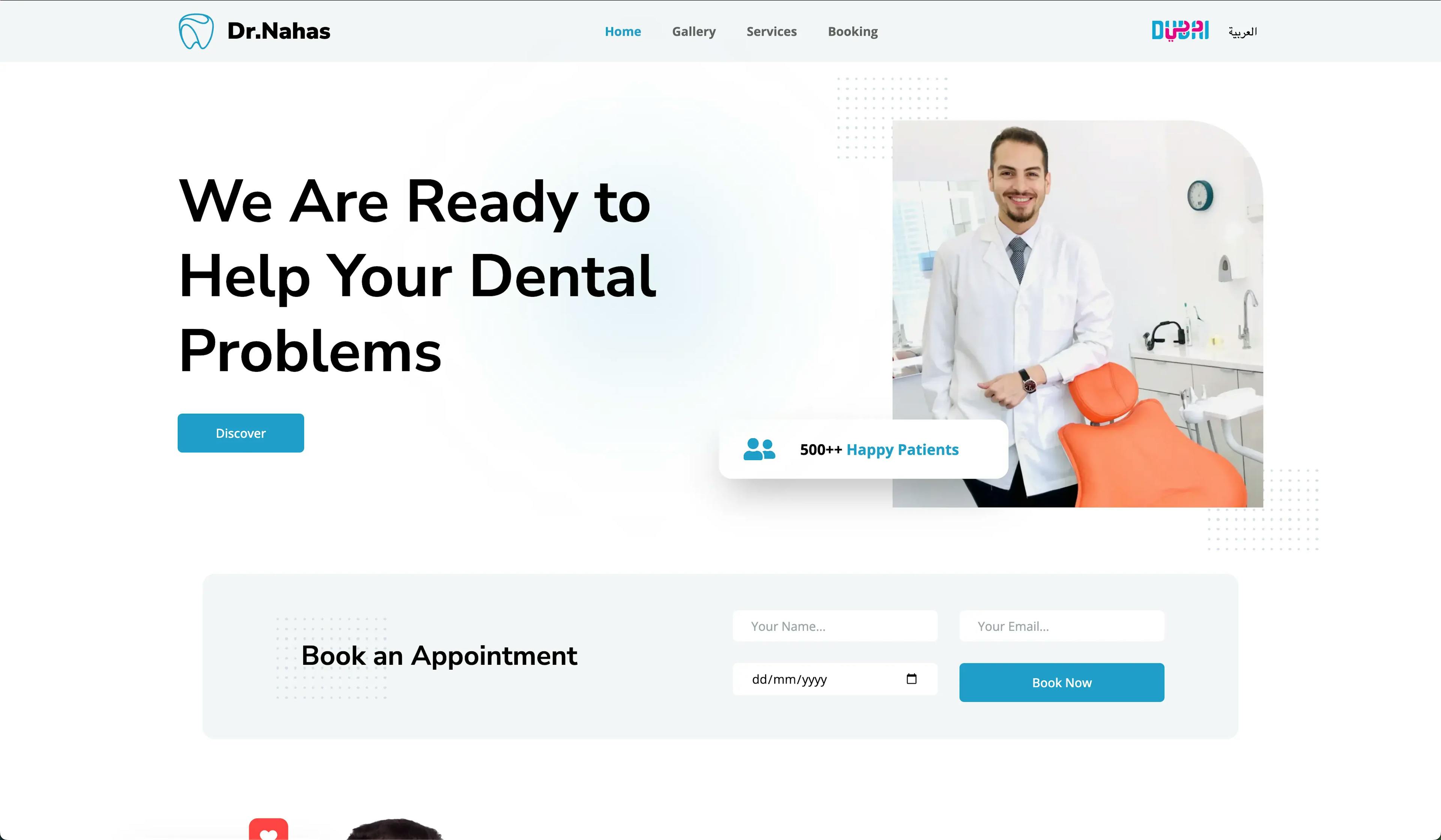 medical dentist website